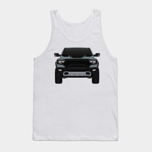 Ram Grey + Black Tank Top